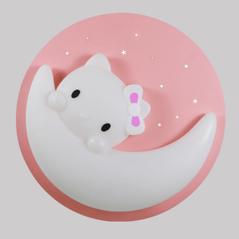 Plafonnier encastré à 1 lumière, luminaire de plafond en plastique de dessin animé