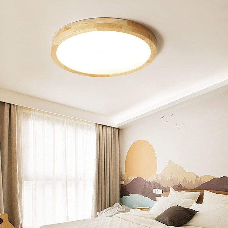 Round Flush Mount Ceiling Light Ultra-Contemporary Acrylic Ceiling Mount Chandelier for Bedroom