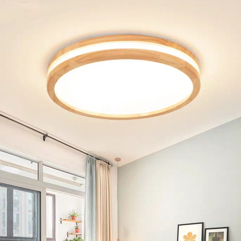 Geïntegreerde LED semi-inbouwverlichtingsarmaturen Ultra-moderne acryl plafondgemonteerde kroonluchter voor slaapkamer