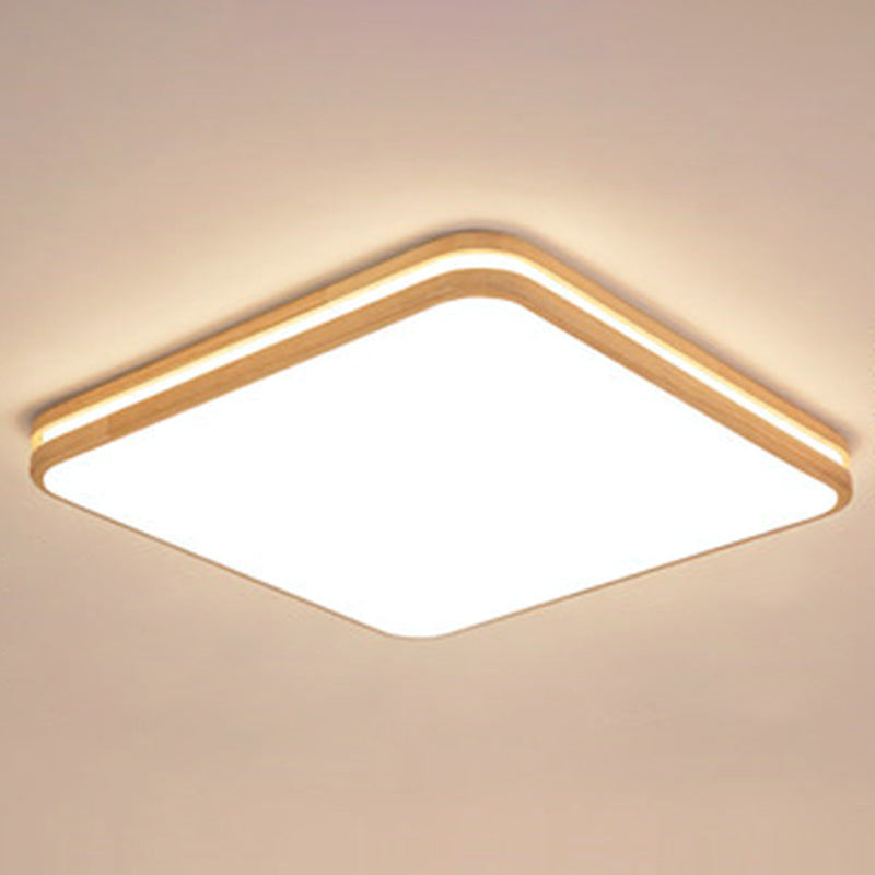 Geïntegreerde LED semi-inbouwverlichtingsarmaturen Ultra-moderne acryl plafondgemonteerde kroonluchter voor slaapkamer
