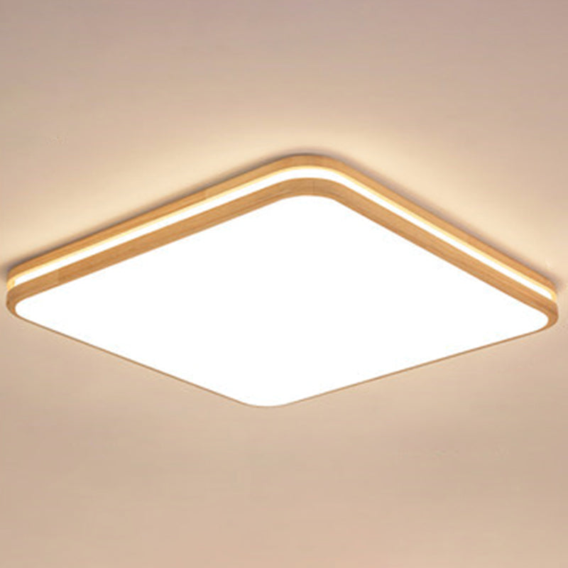 Geïntegreerde LED semi-inbouwverlichtingsarmaturen Ultra-moderne acryl plafondgemonteerde kroonluchter voor slaapkamer