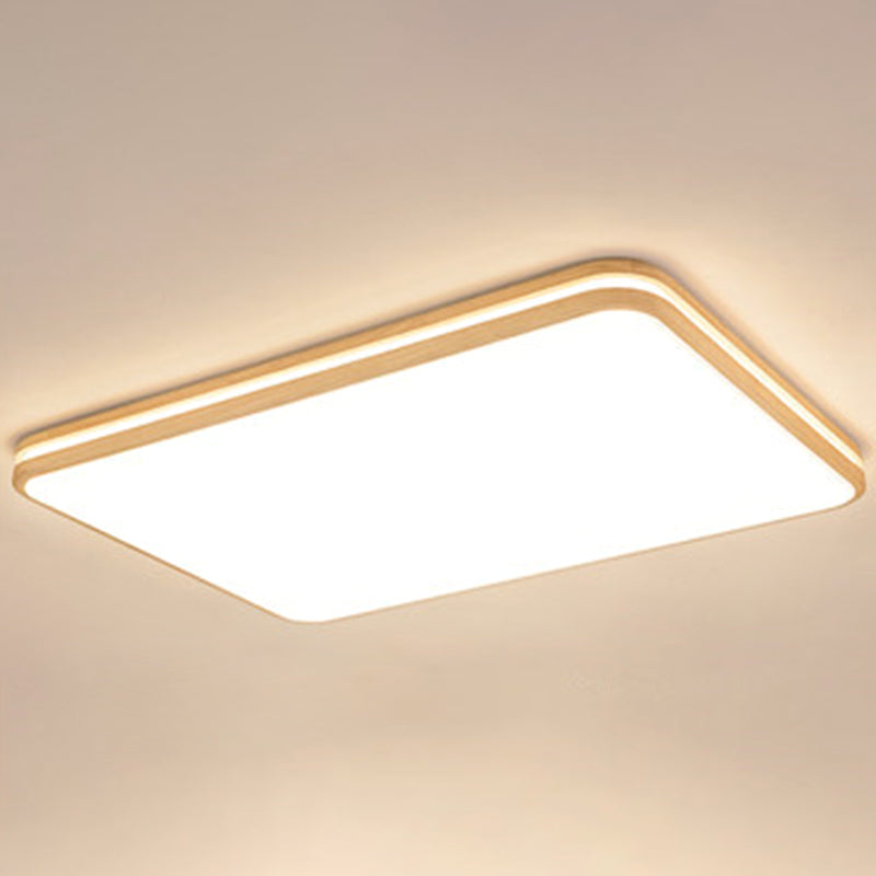 Geïntegreerde LED semi-inbouwverlichtingsarmaturen Ultra-moderne acryl plafondgemonteerde kroonluchter voor slaapkamer