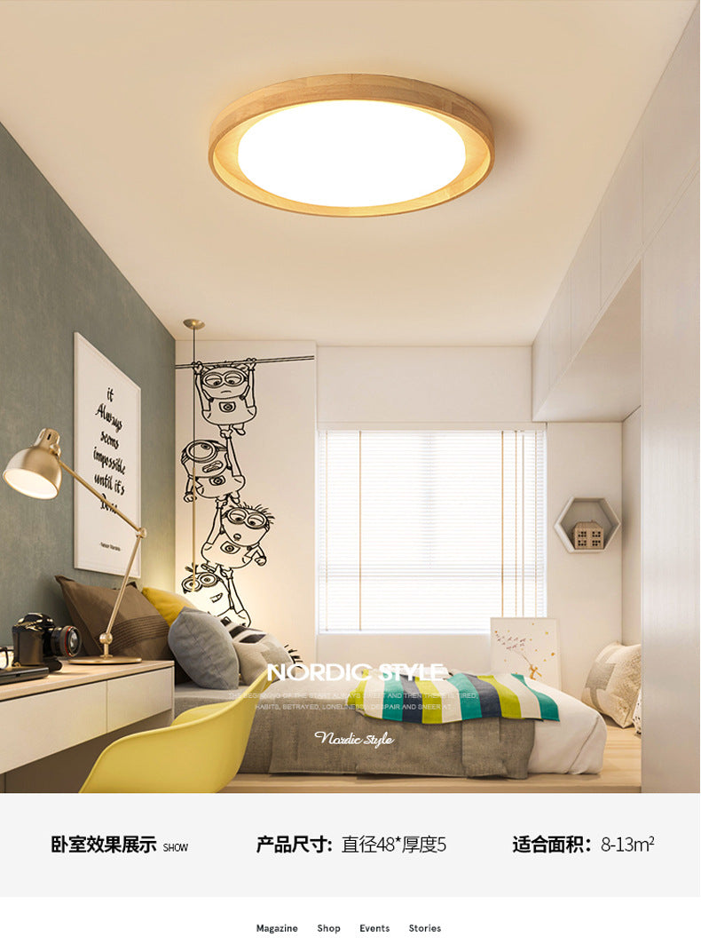 Circle semi-inbouwlamp Ultra-eigentijds acryl plafondlamp voor slaapkamer