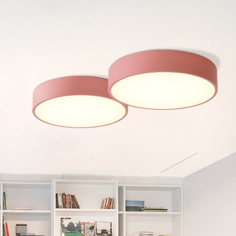 Ronde inbouwverlichting 1-lichts aluminium minimalistische inbouwplafondverlichtingsarmaturen