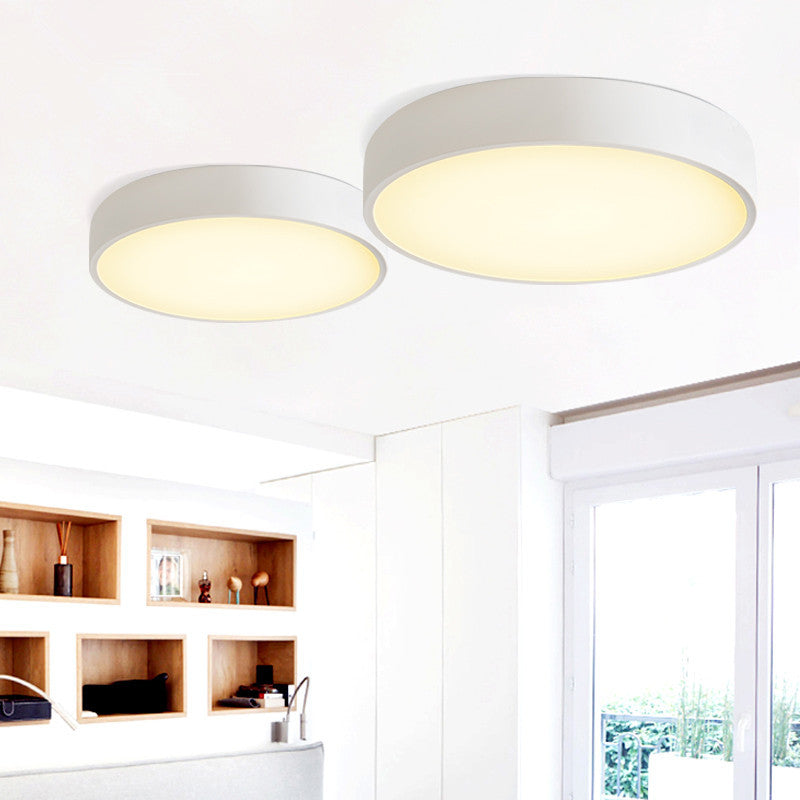 Ronde inbouwverlichting 1-lichts aluminium minimalistische inbouwplafondverlichtingsarmaturen