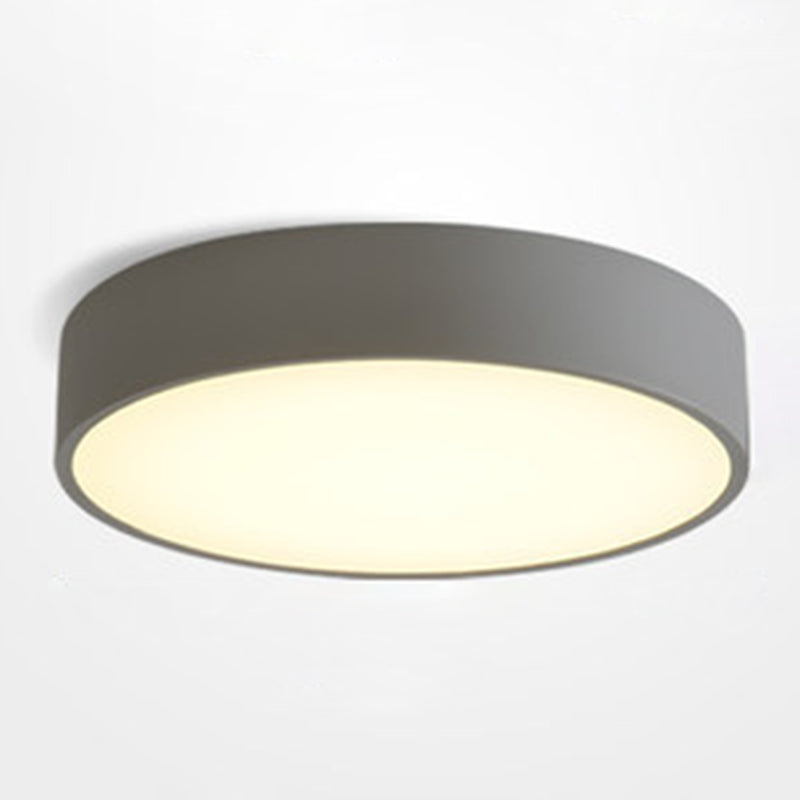 Ronde inbouwverlichting 1-lichts aluminium minimalistische inbouwplafondverlichtingsarmaturen