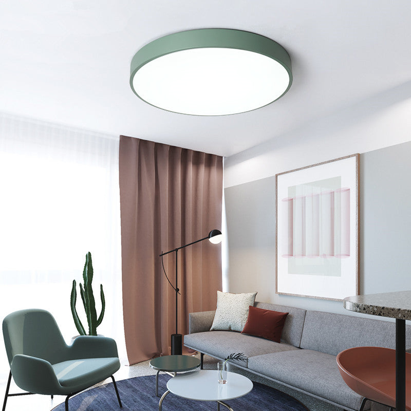 Ronde inbouwverlichting 1-lichts aluminium minimalistische inbouwplafondverlichtingsarmaturen