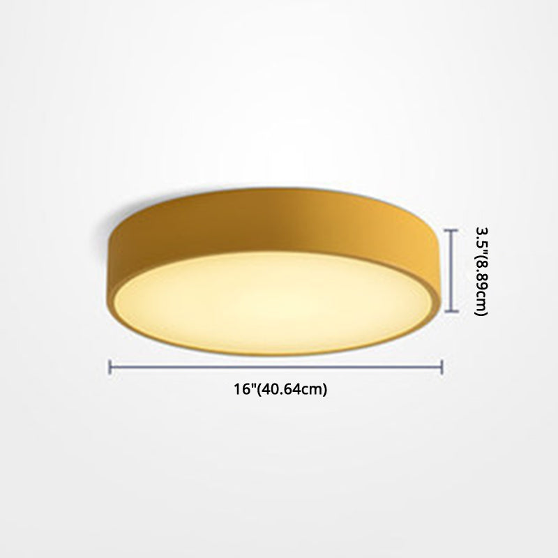 Ronde inbouwverlichting 1-lichts aluminium minimalistische inbouwplafondverlichtingsarmaturen