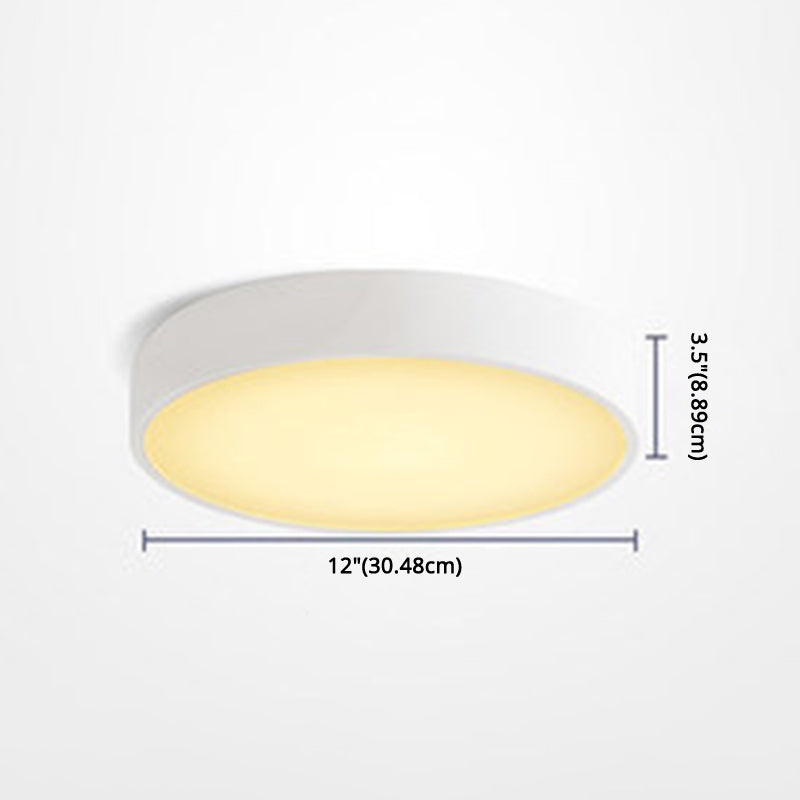 Ronde inbouwverlichting 1-lichts aluminium minimalistische inbouwplafondverlichtingsarmaturen
