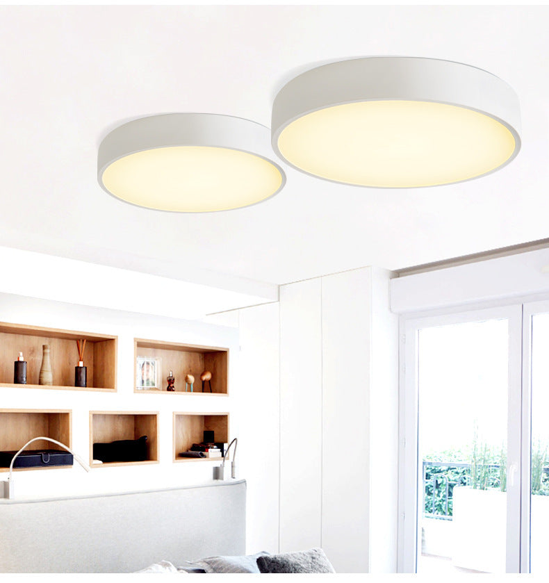 Ronde inbouwverlichting 1-lichts aluminium minimalistische inbouwplafondverlichtingsarmaturen