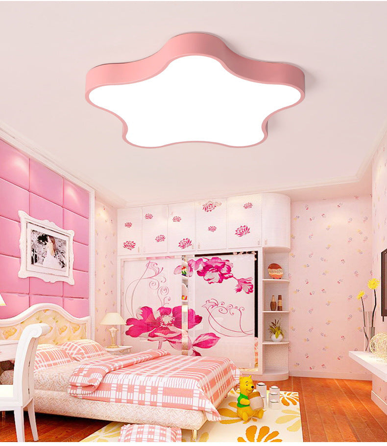 Star Flush Mount Light Fixtures 1 Light Metal Contemporary Ceiling Lights Flush Mount