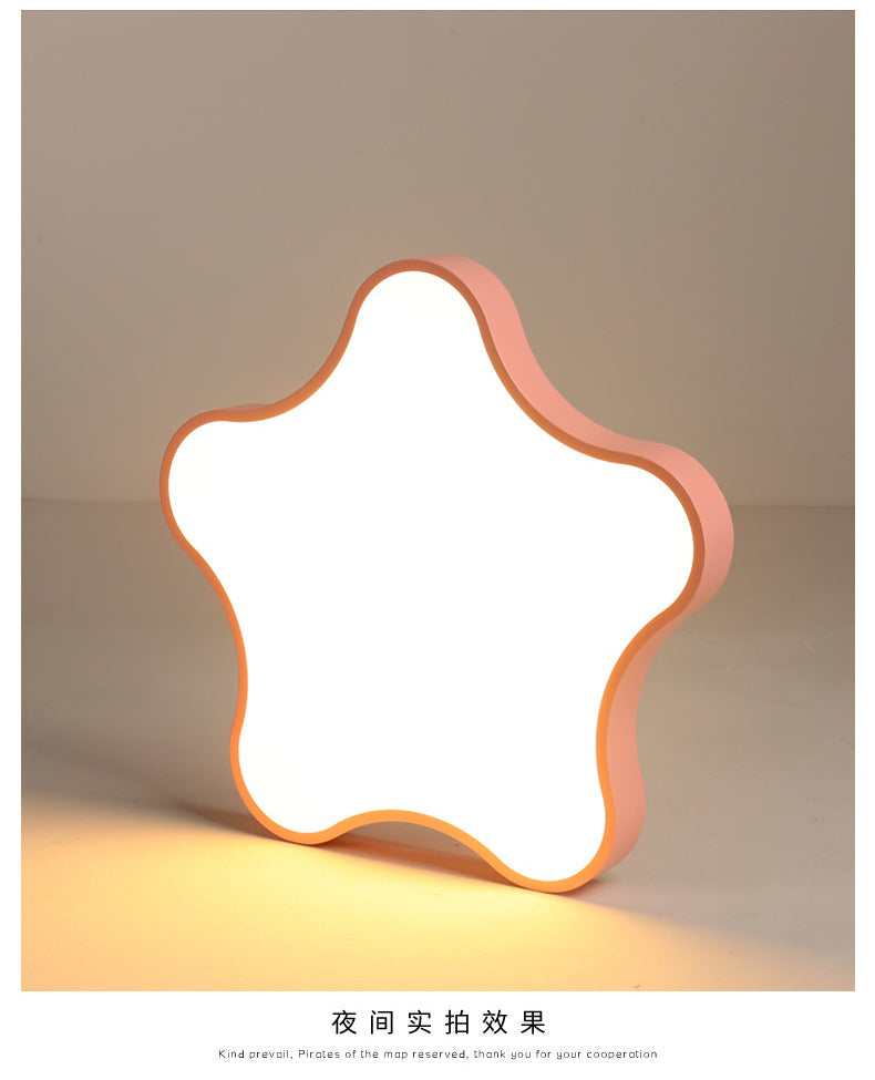 Star Flush Mount Light Fixtures 1 Light Metal Contemporary Ceiling Lights Flush Mount