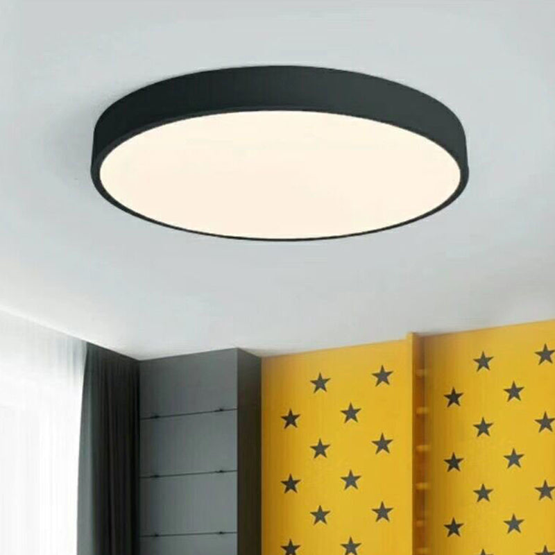 Integrated LED Flush Mount Ceiling Light Fixtures Minimalist Acrylic Ceiling Mount Chandelier for Bedroom