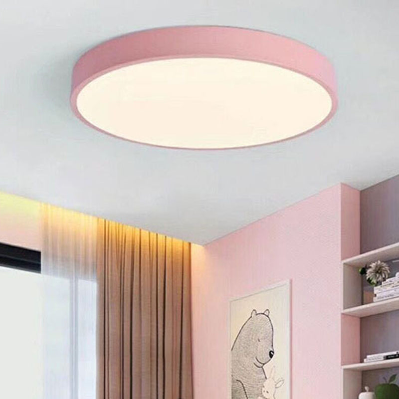 Integrated LED Flush Mount Ceiling Light Fixtures Minimalist Acrylic Ceiling Mount Chandelier for Bedroom