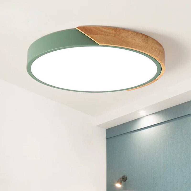 Round Flush Mount Light Fixtures Contemporary Acrylic Ceiling Light Fixtures for Bedroom