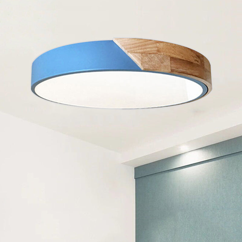 Round Flush Mount Light Fixtures Contemporary Acrylic Ceiling Light Fixtures for Bedroom
