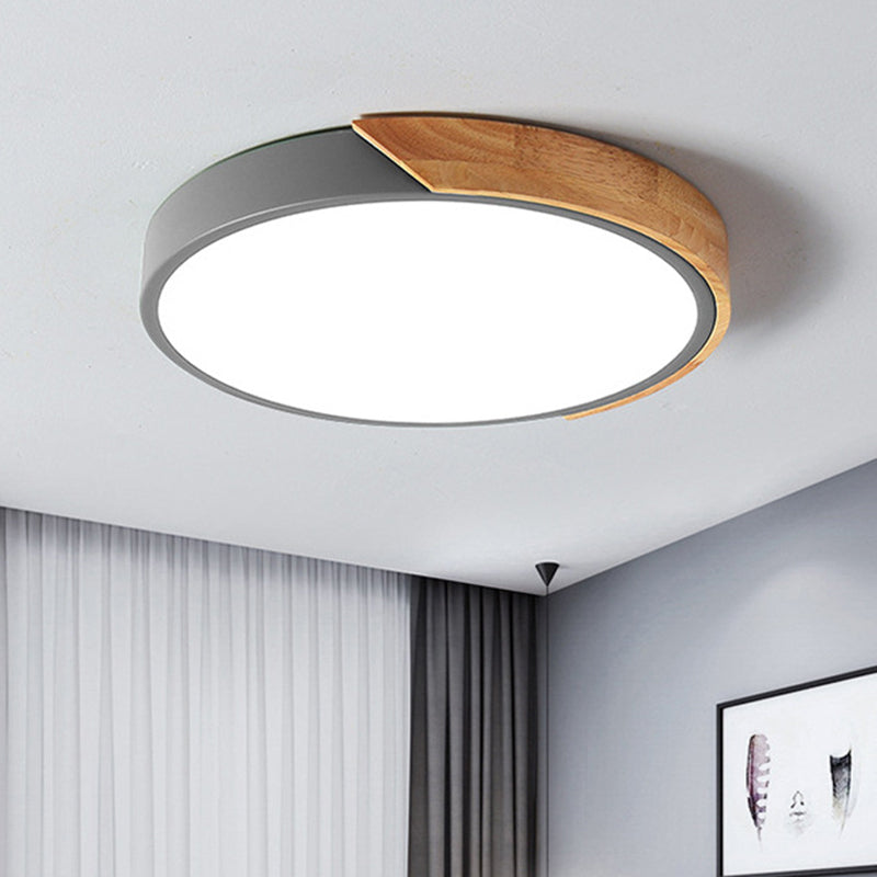 Round Flush Mount Light Fixtures Contemporary Acrylic Ceiling Light Fixtures for Bedroom