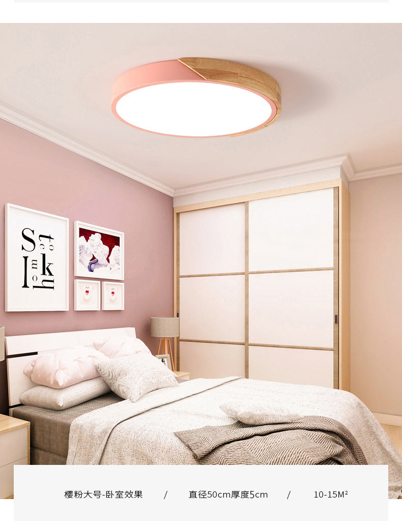 Round Flush Mount Light Fixtures Contemporary Acrylic Ceiling Light Fixtures for Bedroom
