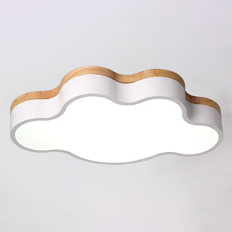 Cloud Flush Mount Lights Modernist Acrylic Ceiling Mount Light Fixture for Bedroom