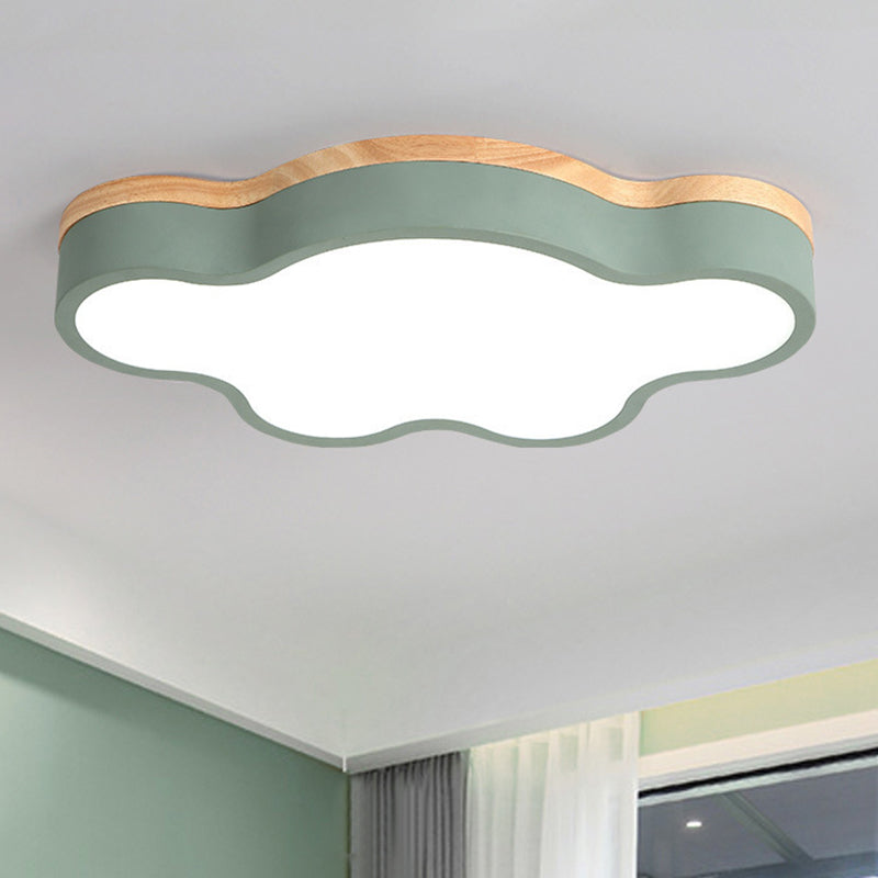 Cloud Flush Mount Lights Modernist Acrylic Ceiling Mount Light Fixture for Bedroom