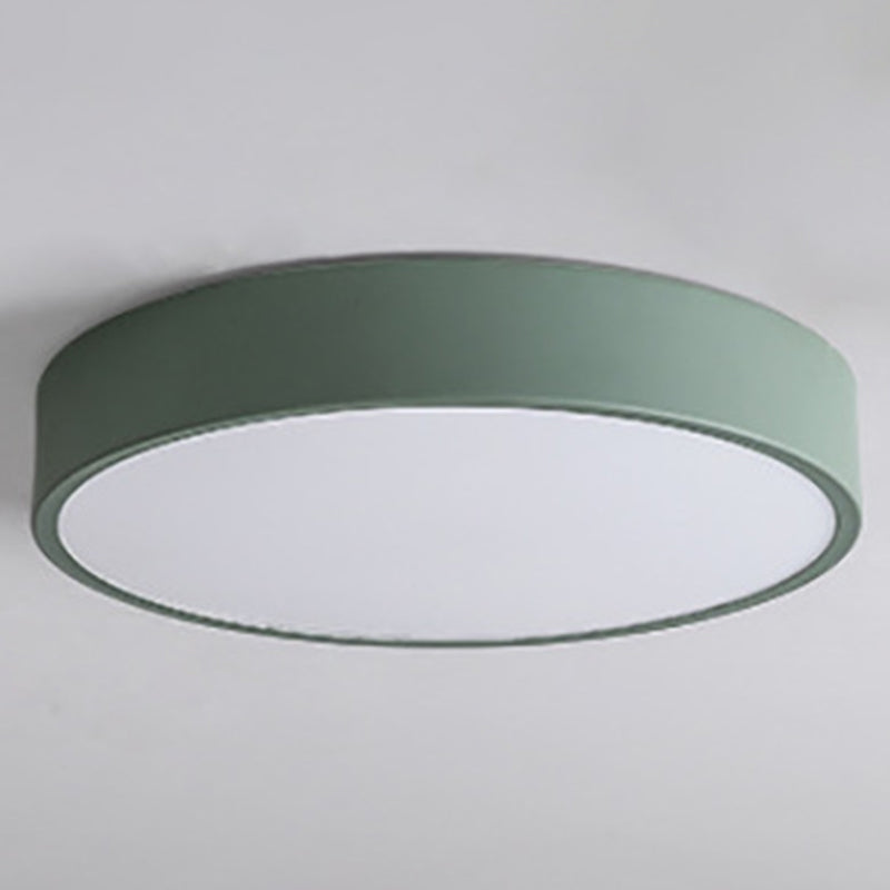 Round Flushmount Lights Macaron Acrylic Ceiling Mounted Fixture for Living Room