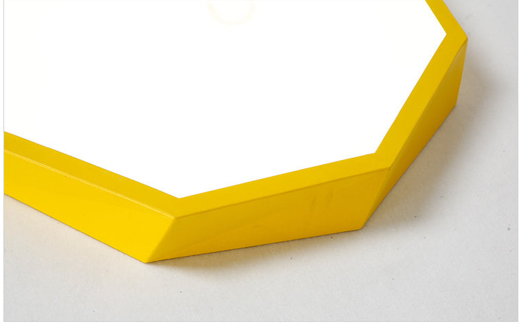 Faceted Flush Mount Ceiling Light Contemporary Acrylic Ceiling Mount Chandelier for Bedroom