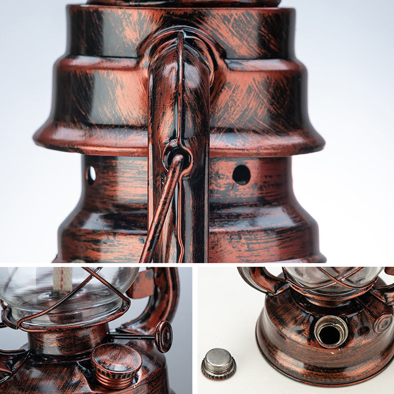 Lámpara de techo de linterna de vidrio transparente náutico 1 cabezal colgante con cuerda de cáñamo