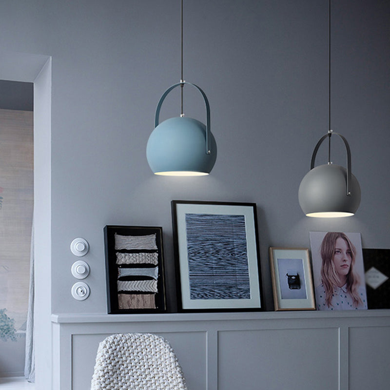 Macaron Dome Spotlight Spotlight Metal 1 Head Restaugaletta sospesa con manico ad arco