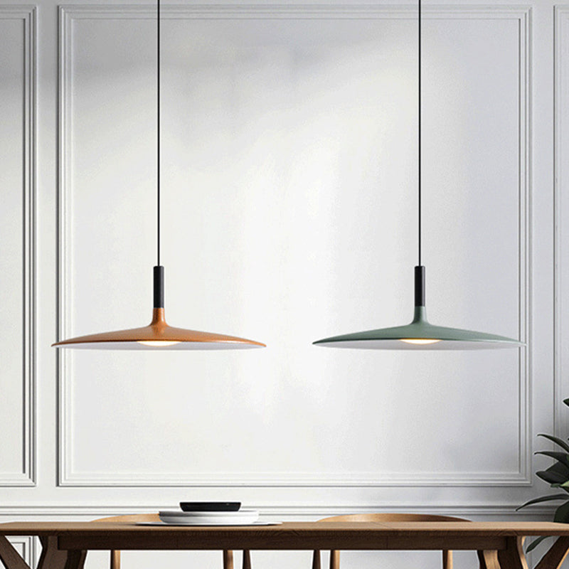 Flying Saucer LED -Suspensionslampe Neuheit Minimalist Metal Restaurant Hanging Anhänger