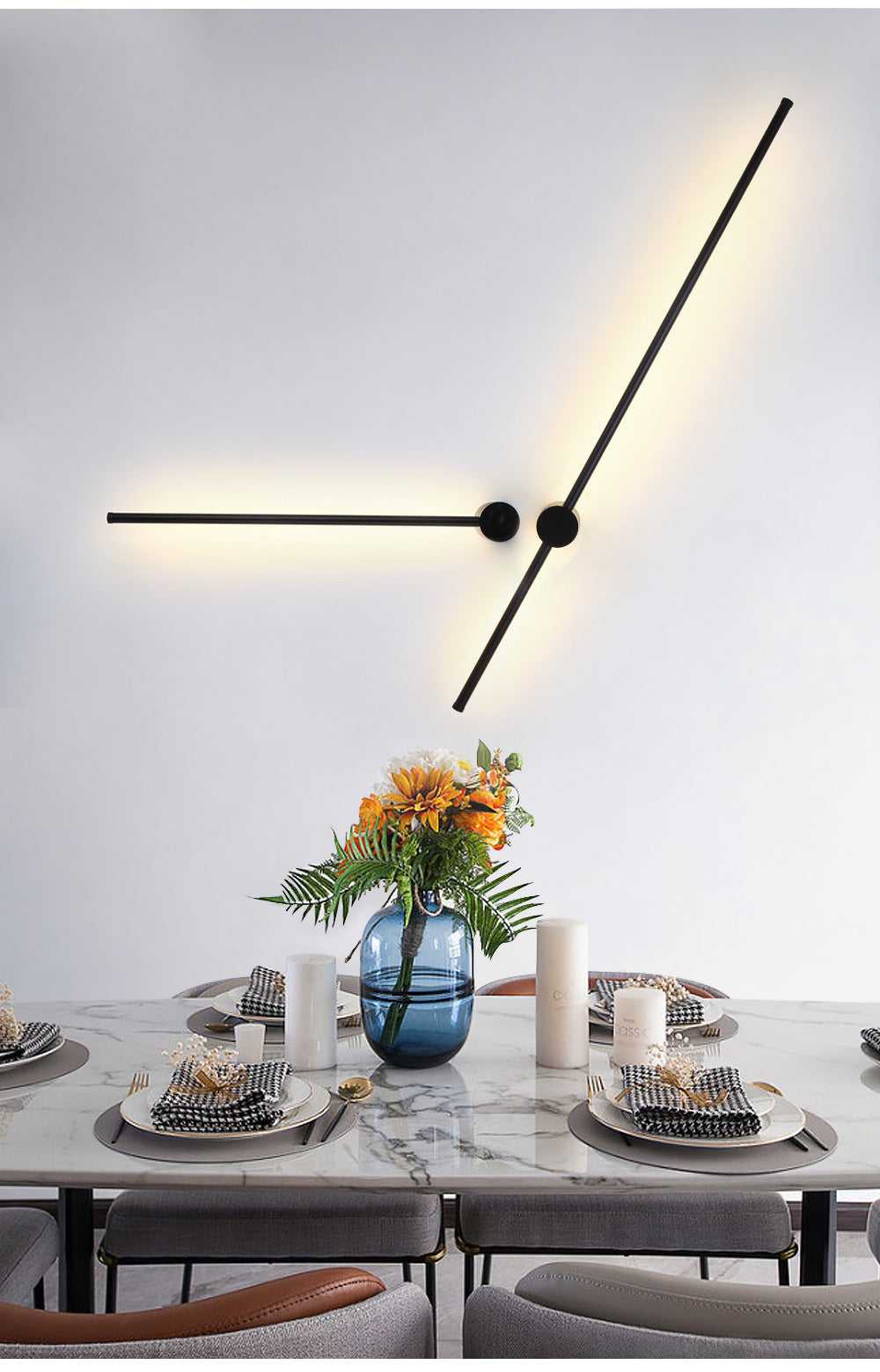 Minimalist Wall Sconce Indoor Lighting Modern LED Metal Wall Lighting