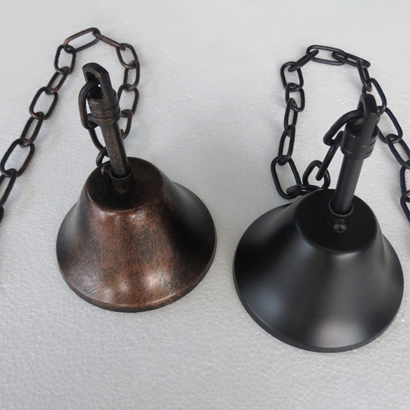 Transparent Glass 3-Light Pendant Lamp with 31.5" Adjustable Chain Industrial Hanging Light Fixture for Dining Room