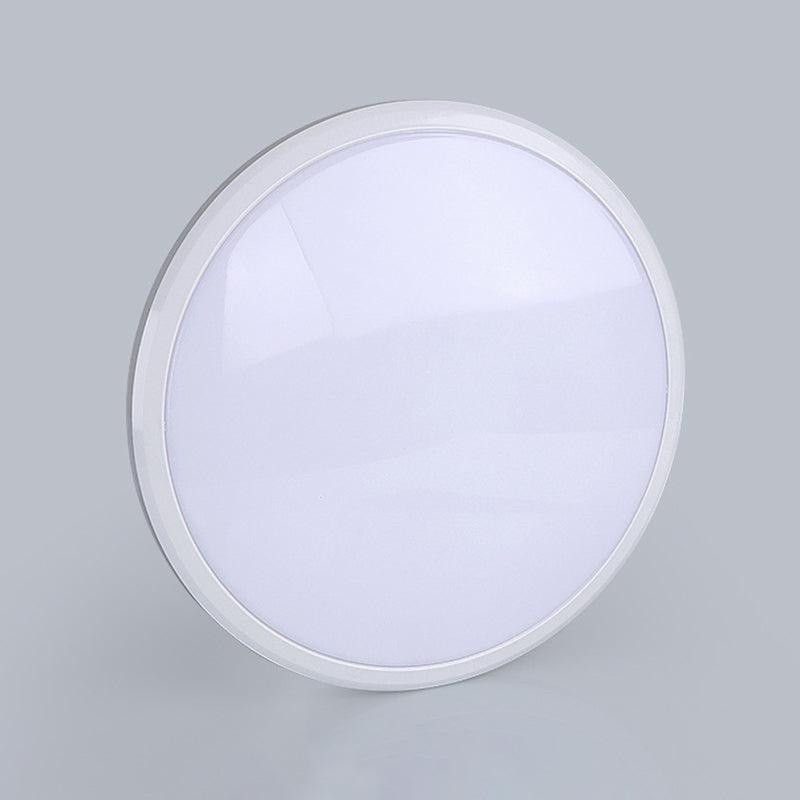Luz de techo ultrafina blanca Luz de montaje empotrada redonda LED acrílica simple para cocina