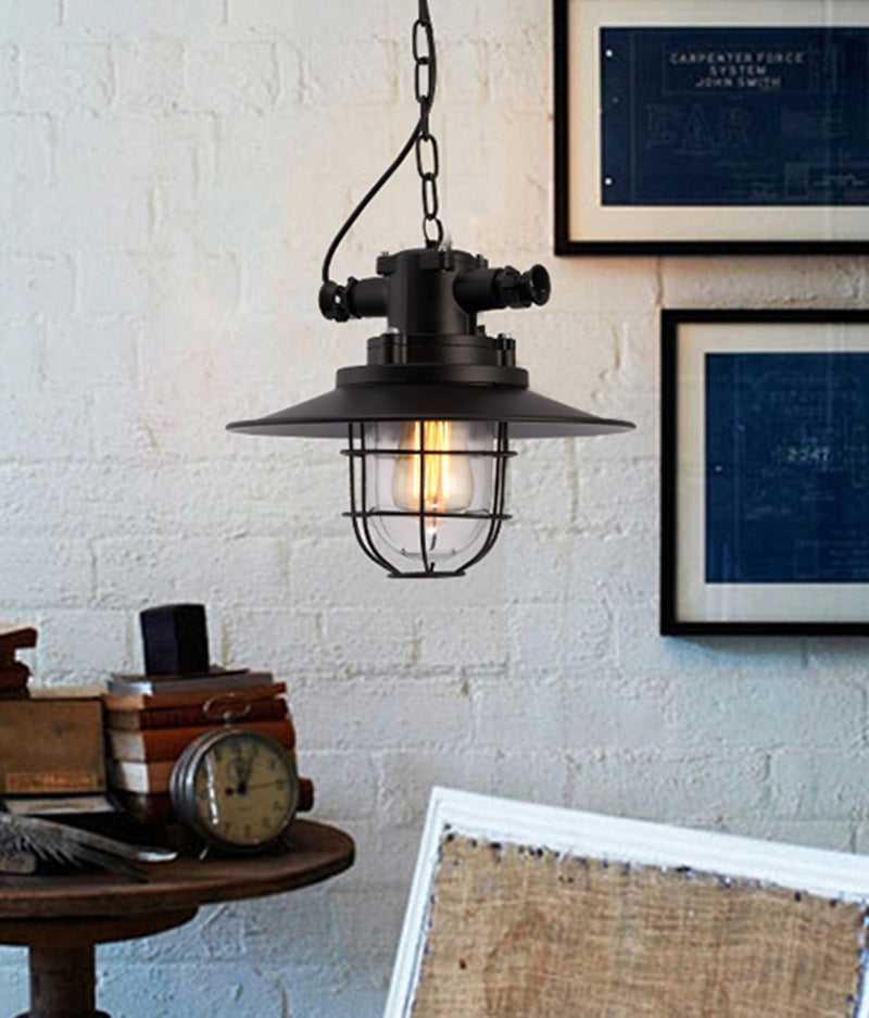 Metal Black Black Black Affermazione Light Gage Shade Industrial Spender Segret for Restaurant