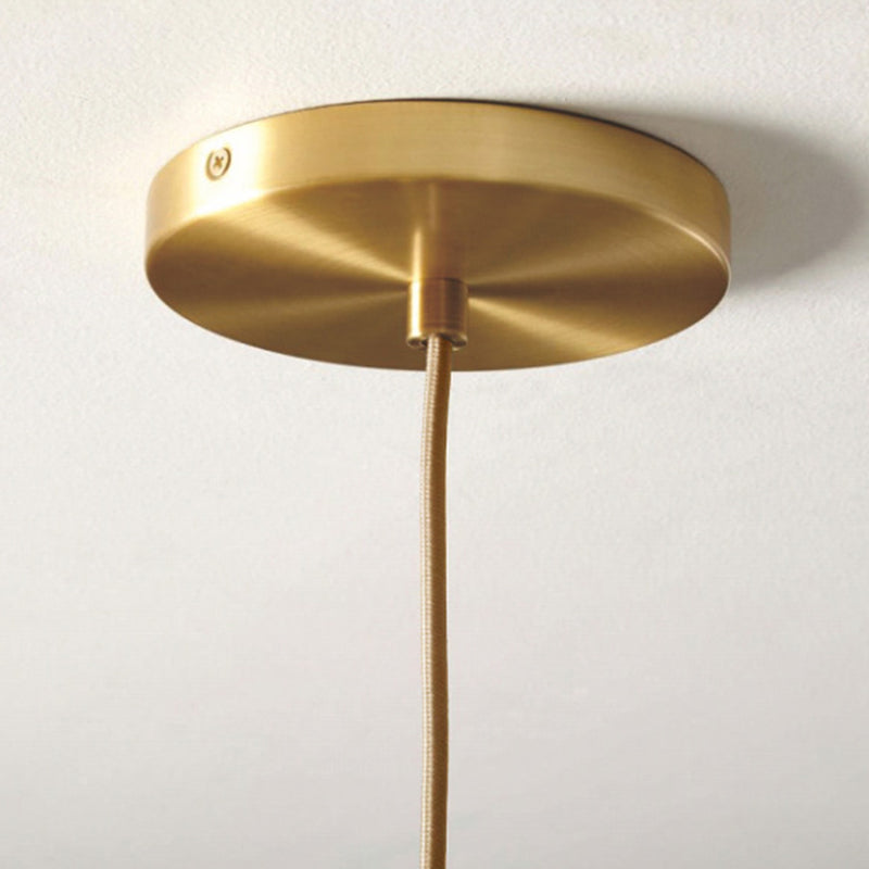 Sfera oro Sfera Impiegamento dell'illuminazione a sospensione Luce a soffitto appeso in vetro moderno per camera da letto