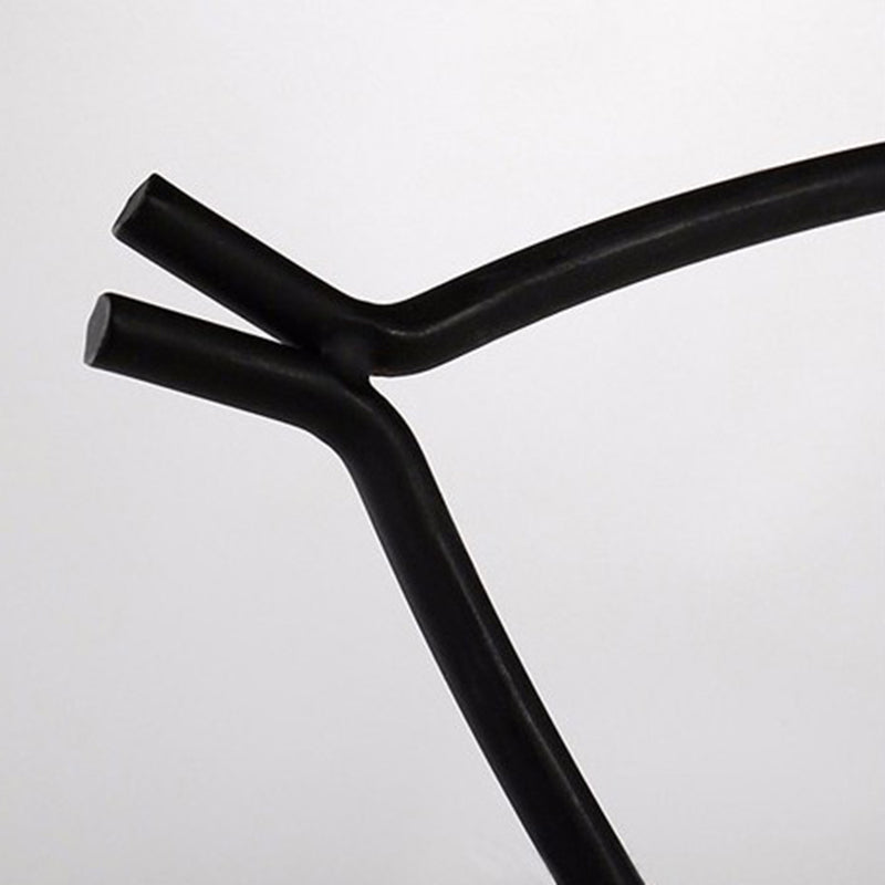 Pendant Lighting Fixture Industrial Style Dinning Room Hanging Ceiling Light with Fish Metal Shade in Black