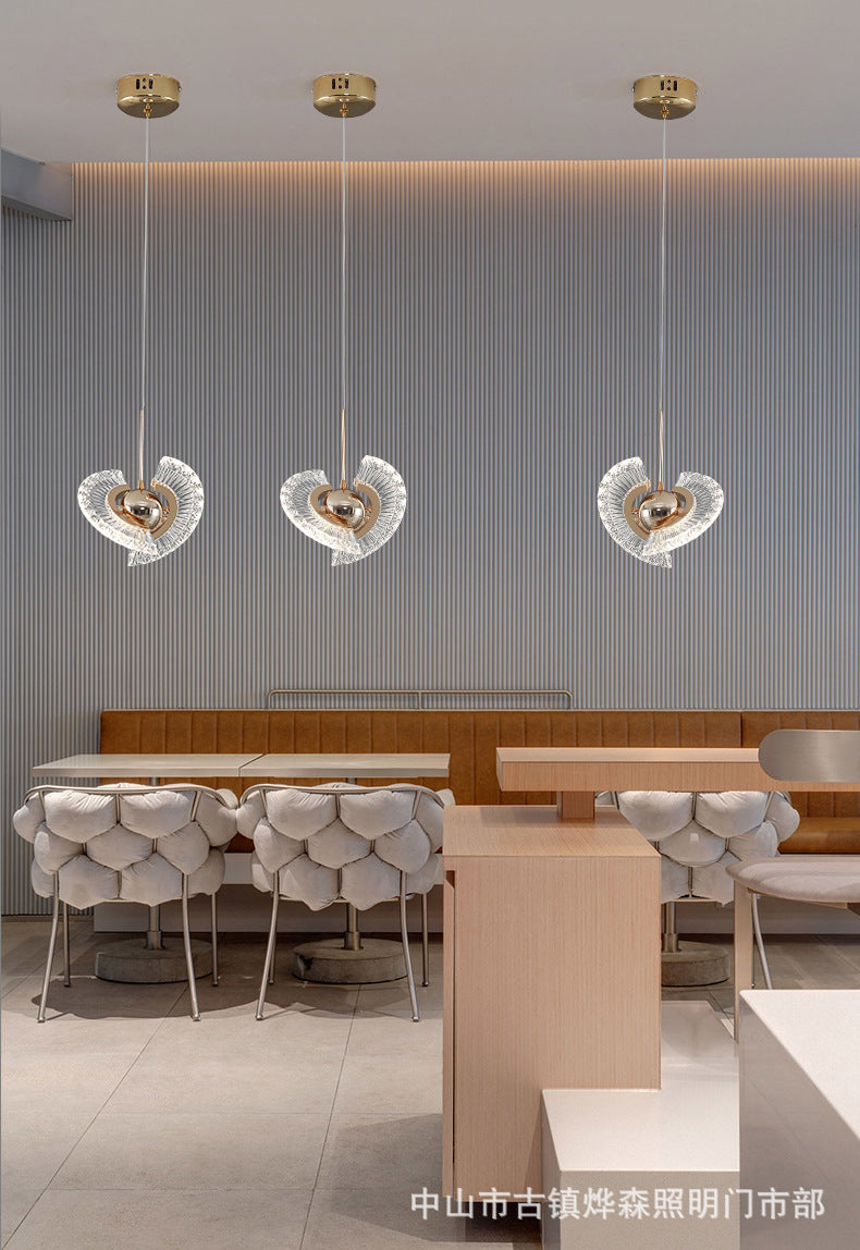 Ring Wohnzimmer hängende hängende Lichtkristall -LED Moderne hängende Beleuchtung in Gold