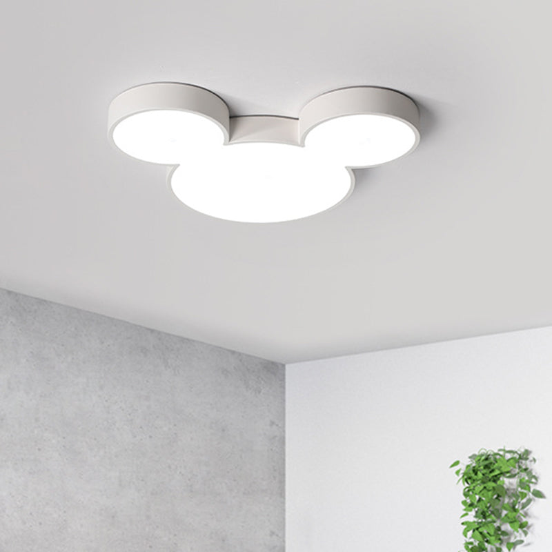 Cartoon Close To Ceiling Lighting Fixture Modern Acrylic LED Flush Mounted Ceiling Light
