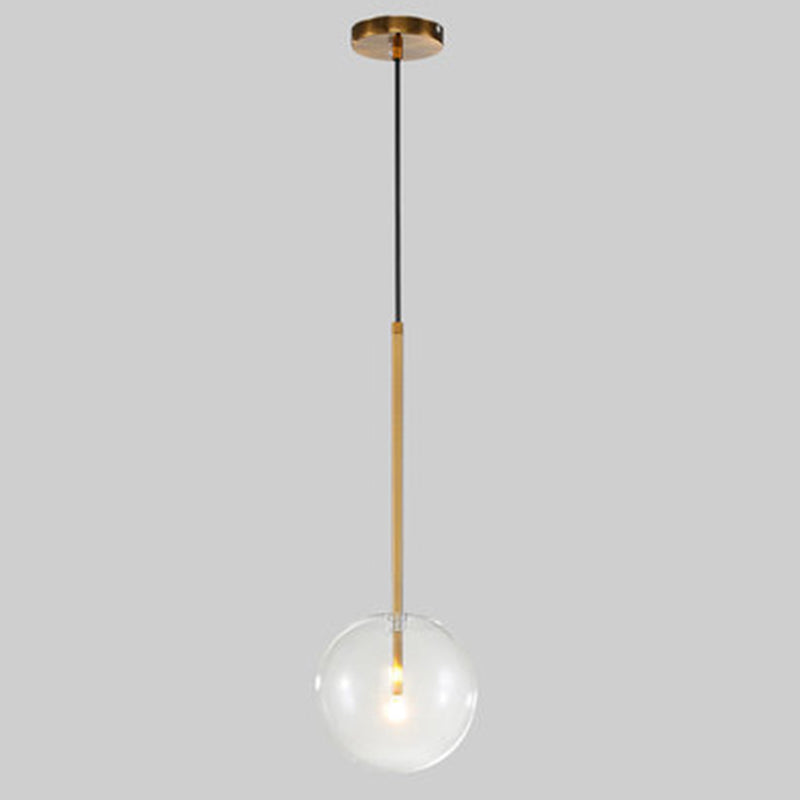 Luminaire suspendu en verre globe