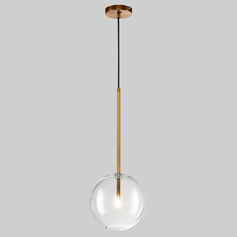 Luminaire suspendu en verre globe