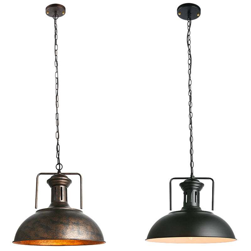 Industrial Style Swivel Joint Pendant Lighting Fixture Metal Hanging Ceiling Light