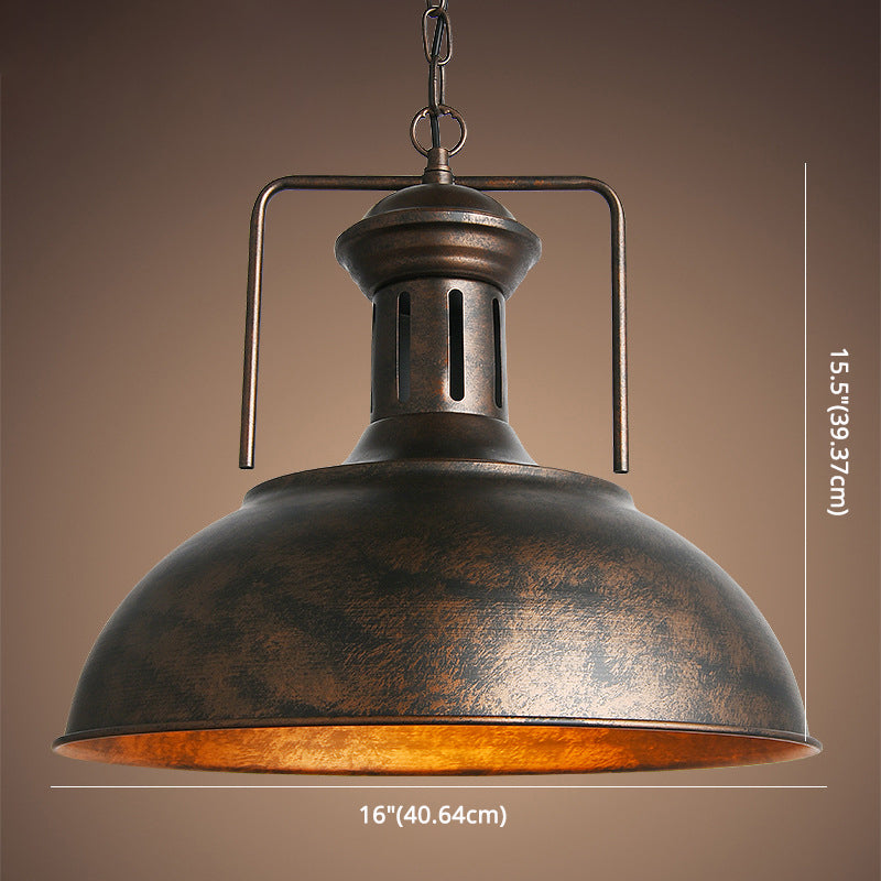 Industrial Style Swivel Joint Pendant Lighting Fixture Metal Hanging Ceiling Light