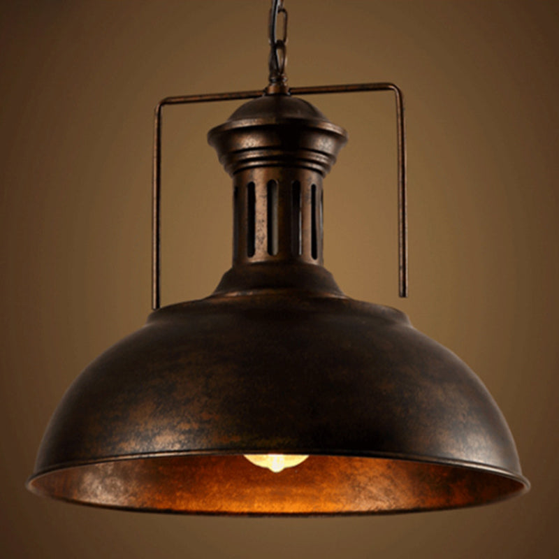 Industrial Style Swivel Joint Pendant Lighting Fixture Metal Hanging Ceiling Light