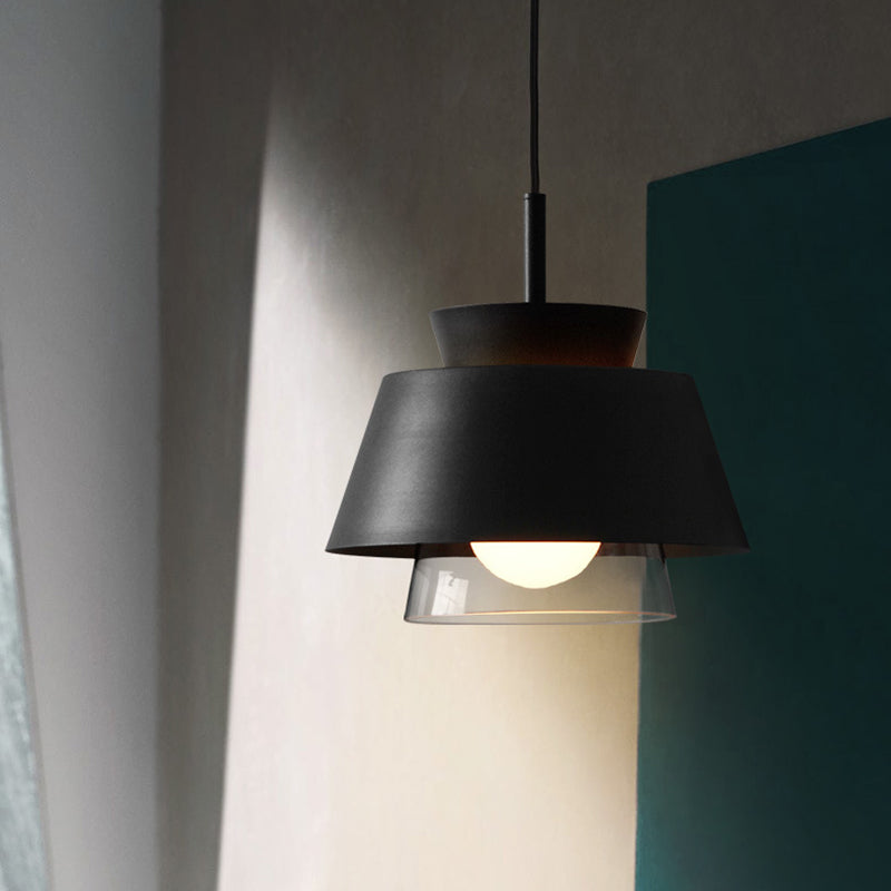 Ciotola a ciondolo Apparecchiatura illuminazione in stile contemporaneo sala da pranzo in metallo giù per il ciondolo illuminazione