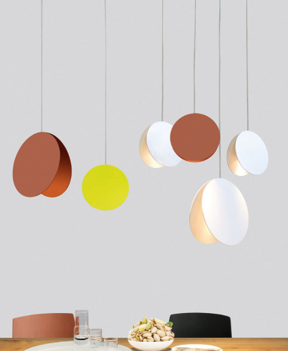 Folded Dinning Room Hanging Light Fixture Metal Contemporary Pendant Lighting Fixture