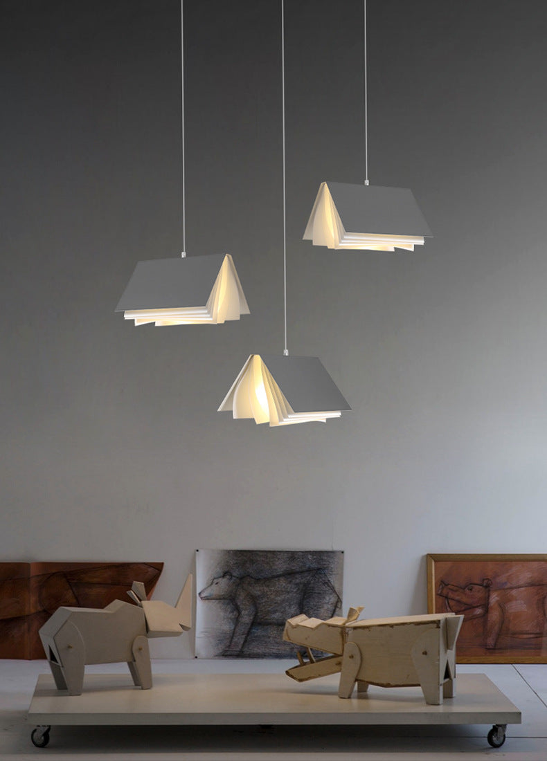 Rectangle Pendant Light Fixture Modern Style Metal Dinning Room Suspension Pendant