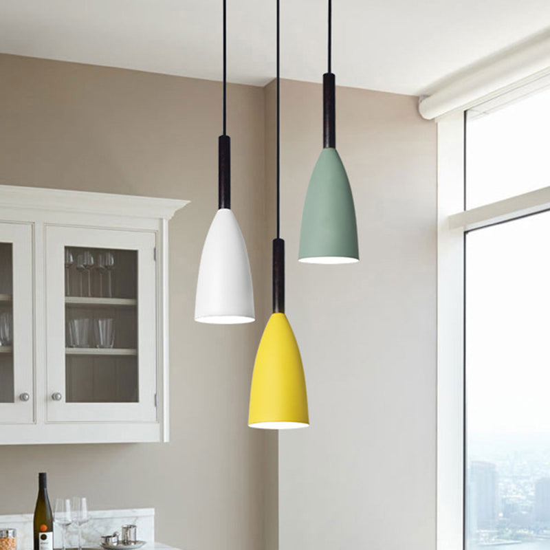 Bottle Pendant Ceiling Light Simplicity Style Metal Ceiling Pendant Lamp for Dinning Room