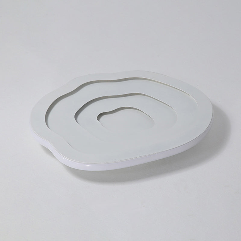 Witte bloem inbouw plafondverlichting armatuur minimalistische LED acryl inbouwlamp
