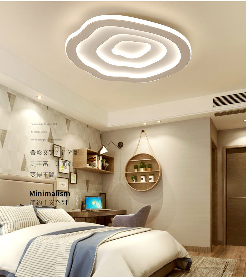 Witte bloem inbouw plafondverlichting armatuur minimalistische LED acryl inbouwlamp