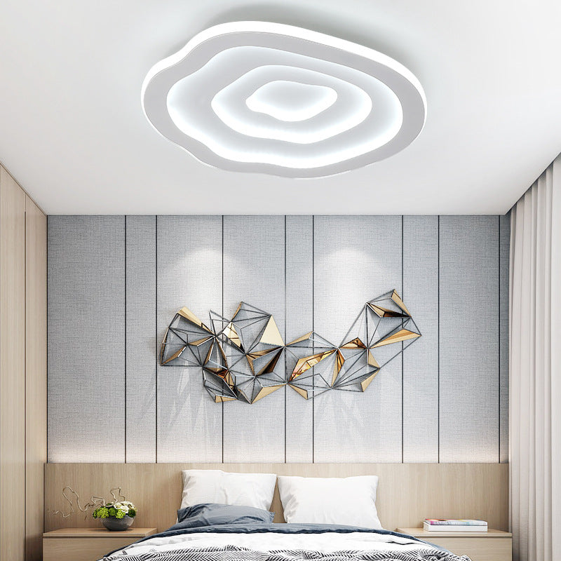 Witte bloem inbouw plafondverlichting armatuur minimalistische LED acryl inbouwlamp