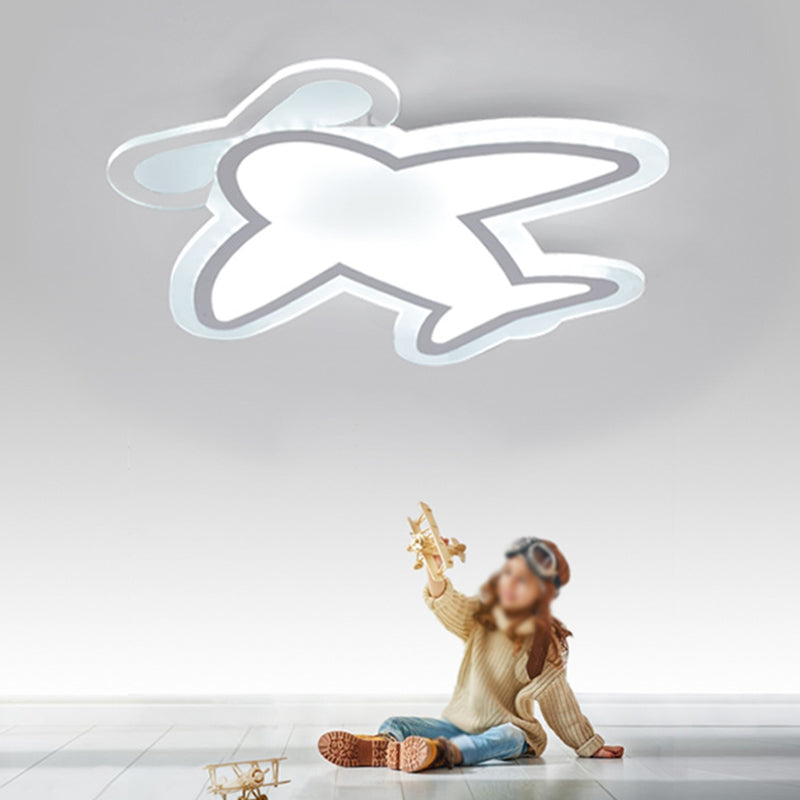 Acrylplane Unterputzleuchte Minimalistische LED in der Nähe von Deckenleuchte in Weiß